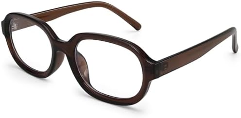 Amazon.com: JOVAKIT Oval Blue Light Blocking Glasses for  display picture 1