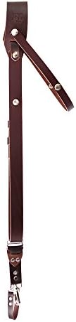 RL Handcrafts Andino Pro - Single DSLR Camera Leather Sling (Coffee, Small)