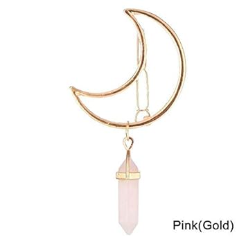 Amazon Com Mopolis Beauty Moon Crescent Hair Clip Natural
