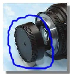 SUPERNIC Rear Lens Cap/Cover for Nikon a/f Lens 18-55mm with microfiber cloth