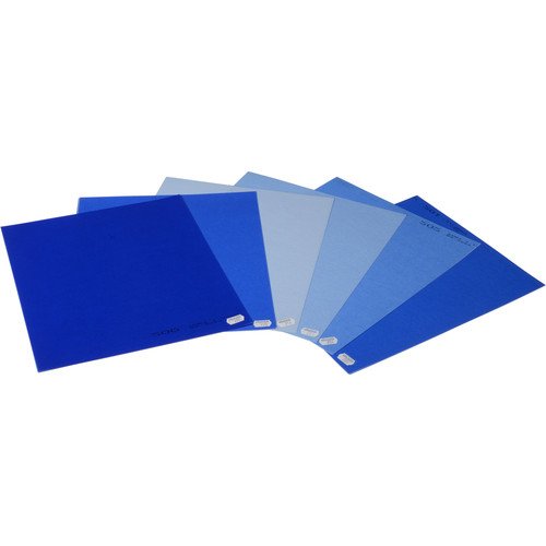 Lee Filters Tungsten to Daylight Pack, 12 Sheet Pack of Pre-cut 12x12" Lighting
