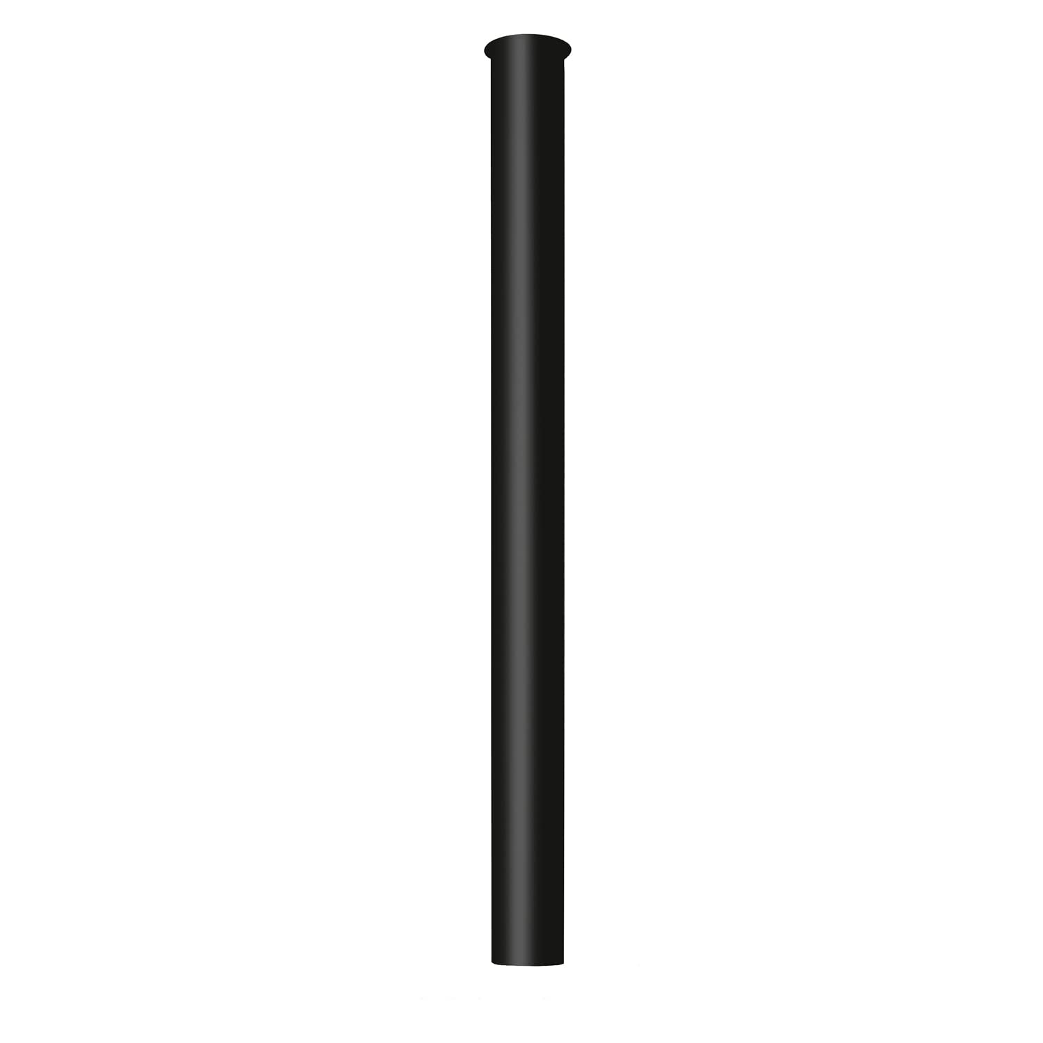 Bächlein Universal Siphon Immersion Pipe Extra Long 400 mm Matte Black Can Also Be Used as a Wall Pipe