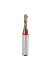 Punta de enrutador en espiral JESTUOUS 1 2" Diámetro del vástago 0.315 in Diámetro de corte para CNC sólido carburo Chip Breaker Down-Cut Cortador de compresión