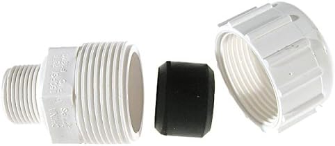 B and K 161-105 PVC Compression Male Adapters, 1"