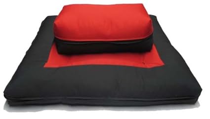 Amazon.com: Marca nuevo conjunto de Negro/Rojo y Zabuton ...