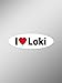 I Love Loki Vinyl Decals Stickers (Two Pack) | Cars Trucks Vans Windows Walls Laptop Cups | Printed | 2-5.5 Inch Decals | KCD1365