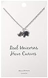 Shagwear Favourite Animals Inspirations Quote Pendant Necklace (Rhino Pendant)