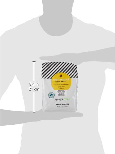 AMAZON FRESH, JUST BRIGHT GROUND COFFEE, LIGHT ROAST, 32 OZ