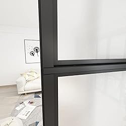 JUBEST 36in x 84in Double Barn Door with Hardware