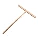 Monrocco 2Pcs Practial T Shape Crepe Maker Pancake Batter Wooden Spreader Stick Home Kitchen Tool DIY Restaurant Canteen Specially Supplies