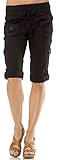 Classic Designs Juniors Stretch Poplin Cargo Capri
