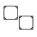 Anti-Vibration Silicon Fan Gasket 140mm - 2 Packs Noise Reducing Silencer Gasket Pad for PC Computer Case Fan (140mm-Black)
