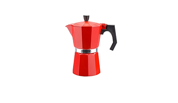 VITREX CAVC1004 Cafetera Aluminio-Pintad, Multicolor : Hogar y cocina