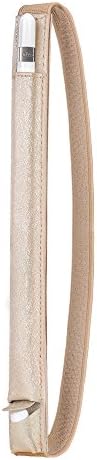 Apple Pencil Holder Case, Apple Pencil Sleeve Protective Carrying Bag for Apple Pencil Detachable Apple Pencil Case Leather for iPad Air/9.7 2017/Pro 9.7’’/Pro 10.5’’/12.9’’, Gold