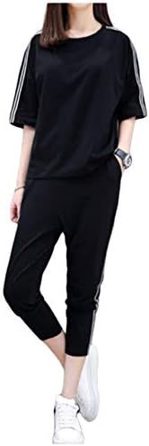 [エムズ モア] 上下セット スポーツウェア パンツ tシャツ セットアップ ランニング ヨガ レディース M～3L