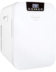 Cooluli Concord 20-liter Compact Cooler/Warmer Mini Fridge/Wine Cooler with Digital Thermostat + Dual-Core Cooling for Cars, Road Trips, Homes, Offices & Dorms
