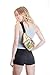 Holographic Fanny Pack Belt Bag | Waterproof fanny pack for Women - Crossbody Bag Bum Bag Waist Bag Waist Pack - For Halloween costumes, Rave Fanny Pack for Hiking, Running, and travel (Gold)