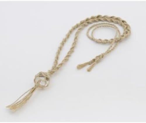 Horon Crystal Pendant Hand Knitted