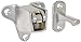 Rockwood 490.26D Brass Wall Mount Automatic Door Holder with Stop, Satin Chrome Plated Finish, 2