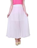 Relaxfeel Women's High Waist Formal Long Maxi Pleated Skirt