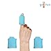 Cold Finger Gel Ice Packs by FOMI Care | 2 Pack | Cool Finger Sleeve for Arthritis, Sports Injuries, Swelling Pain Relief | Wearable Compression Freezer Wrap | Reusable (Small-Medium 1.37