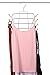MerceHygea Tank Tops Hanger Metal Folding Space Saving Hanger Closet Organizer for Tank Tops, Cami, Bras, Bathing Suits, Belts, Ties