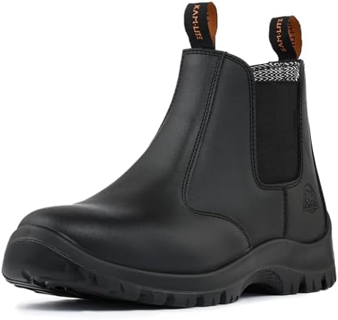 Amazon.com: Micoklinlin Composite Steel Toe Boots for Men  display picture 1