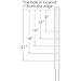 SmartSign Heavy Duty Cast Iron Sign Post and Base Kit 14” Od Stand With 4’ Post and Bolts & Nuts for Hanging Signs, Portable Sign Holder for Parking and Recreational