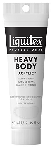 Liquitex 1045432 2 oz Titanium Acrylic Paint, 2-oz Tube, White