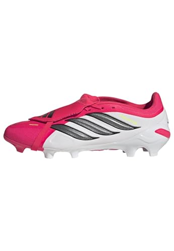 adidas Unisex League Fold-Over Tongue Firm Ground Footb, Lucid Red/Black/White,…