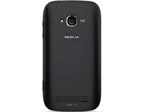 New TMobile Nokia Lumia 710 4G Black Door Back Cover Battery Door OEM