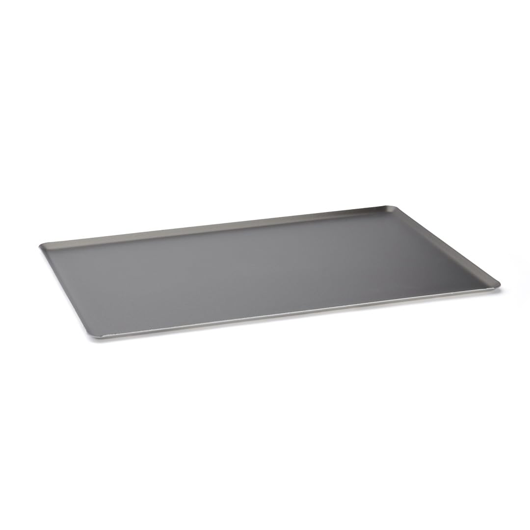De Buyer Choc Non-Stick Aluminium Coated Baking Tray with Rolled Edges, Aluminium, black, GN 1/1 (32,5 x 53 cm) — image 1