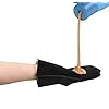 Reusable Self-Tan Application Mitt Self Tanning Glove, Easy Soft No Mess Application, Black (x1 Self Tan Mitt)