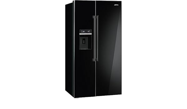 Smeg SBS63NED Independiente 544L A+ Negro nevera puerta lado a ...