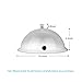 TMKEFFC Smoking Cloche Dome Cover 10 inch Lid for Smoke Infuser, Version 1, Specialized Accessory for Smoker Gun Smoking Infusion Plates, Bowls and Glasses, Transparent