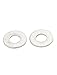 uxcell M4x10mmx0.5mm Stainless Steel Round Flat Washer for Bolt Screw 100Pcs