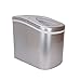 Prime Home Countertop Ice Maker - Ice Cubes Ready in 8 Mins - Makes 26 lbs of Ice in 24 hrs - Perfect for Water Bottles, Mixed Drinks - Portable Stainless Steel Ice Maker