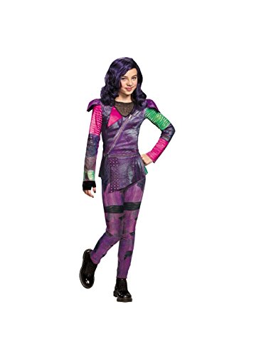 Mal Disney Decendants Girls Costume And Wig Set
