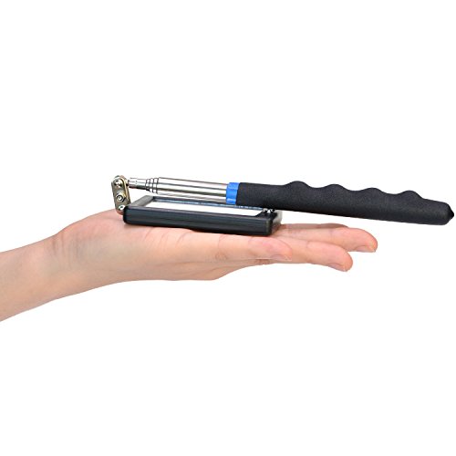 7TECH Lighted Telescoping Inspection Mirror LED Lighted Inspection Mirror, 360 Degree Swivel - Thumbnail 3