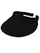 MG Women's Piping Clip On Visor Black