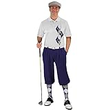 Argyle Paradise Outfit - Mens FFFF: Navy Taupe and