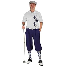 Argyle Paradise Outfit - Mens FFFF: Navy Taupe and