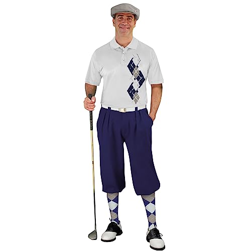 Argyle Paradise Outfit - Mens FFFF: Navy Taupe and