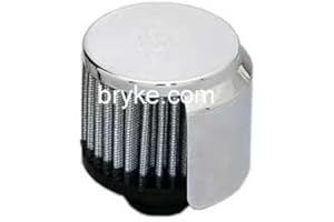 Valve Cover Breather SIZE: 1-3/8" Shielded Bryke Racing