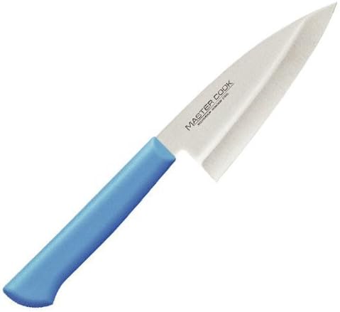 Kataoka Mfg master cock antibacterial color knife molybdenum vanadium steel Japanese style small Debabocho 105mm double-edged Brown MCKK105B