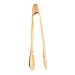 Bamboo Salad Tongs By Neet - Wooden Toaster Tongs | Easy Grip Lightweight Handle | 100% Natural Organic Bamboo Kitchen Cooking Tongs
