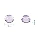 PH PandaHall 20pcs 10mm Half Round Flat Back Clear Glass Dome Cabochons, for Photo Pendant Craft Jewelry Making