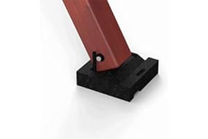 SAFE KIDZ Swing Set Anchor Leveling Kit :: Includes Four Large Molded Rubber Blocks with Stakes and Hardware for Installation