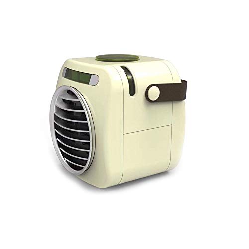 Portable Mini Air Cooler, 3 in 1 USB Personal Space Portable Air Conditioner, Humidifier, Purifier, Desktop Cooling Fan for Office Home Outdoor Travel,No Freon