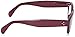 Peepers by PeeperSpecs Women's Dauntless Rectangular Reading Glasses, Berry, 46 mm + 2